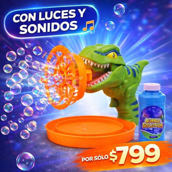 Burbujero Dinosaurio 